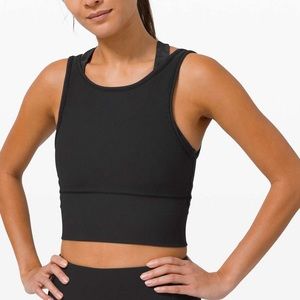Lululemon Power Pivot Reversible Ribbed Tank Top, Black